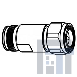 AD-4310P4310J-1 РЧ адаптеры - внутрисерийные 4.3/10 PLUG TO 4.3/10 JACK STRT