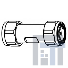 AD-4310P4310P-1 РЧ адаптеры - внутрисерийные 4.3/10 PLUG TO 4.3/10 PLUG STRT