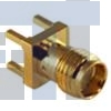 CONSMA001-G РЧ соединители / Коаксиальные соединители SMA Female PCB Mount-Gold