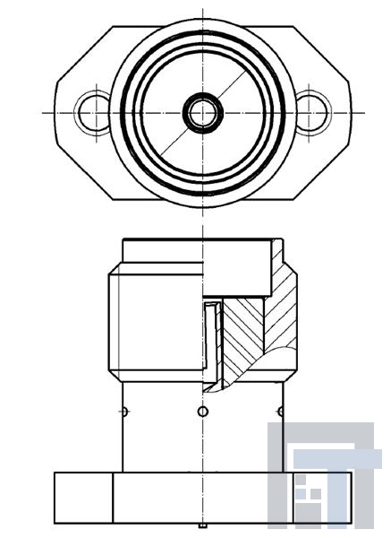 HRM(G)-300-468B-1 РЧ-клеммы SMA Conn Vert Type Recept up to 28 GHz