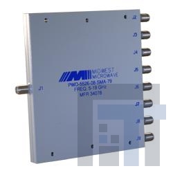 PWD-5520-08-SMA-79 РЧ соединители / Коаксиальные соединители 8WAY POWER DIVIDER WILKENSON-I