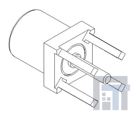 R110426000 РЧ соединители / Коаксиальные соединители MMCX(F) STR PCB RECEPTACLE, 10