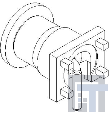 R110427830 РЧ соединители / Коаксиальные соединители MMCX STRAIGHT JACK RECEPTACLE PCB SMT