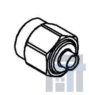 R125052000 РЧ соединители / Коаксиальные соединители SMA(M) ST PL SO .085, 100P