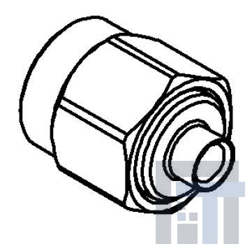 R125052002 РЧ соединители / Коаксиальные соединители SMA(M) ST PL SO .085, 100P