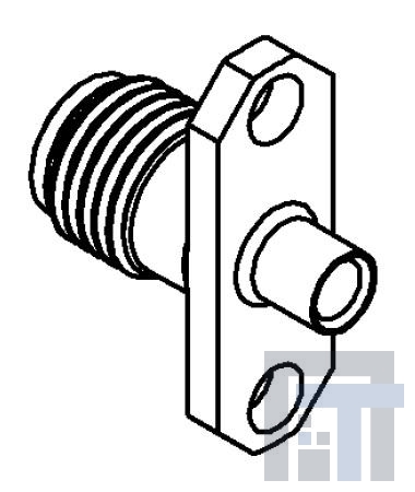 R125252000 РЧ соединители / Коаксиальные соединители SMA STRG 2 HOLE FLNG JACK SLDR CBL .085