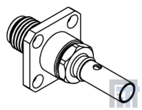 R125272000 РЧ соединители / Коаксиальные соединители SMA STRG SQ FLNG JK CRMP,SLDR CBL 2.6/50