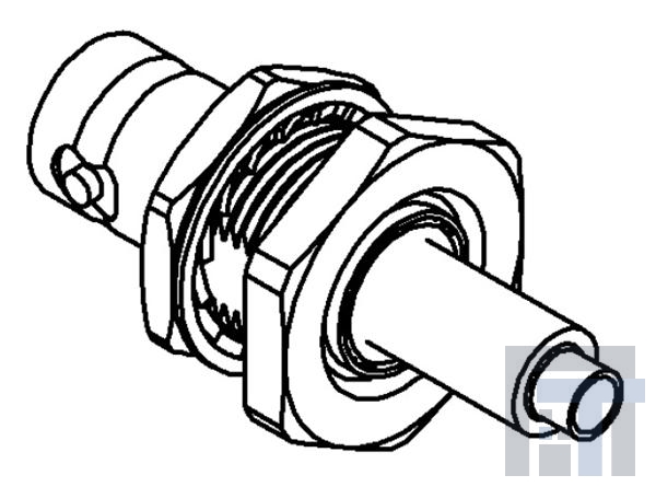 R142331011 РЧ соединители / Коаксиальные соединители BNC(F) ST BK JK CR 2.6/75,100P