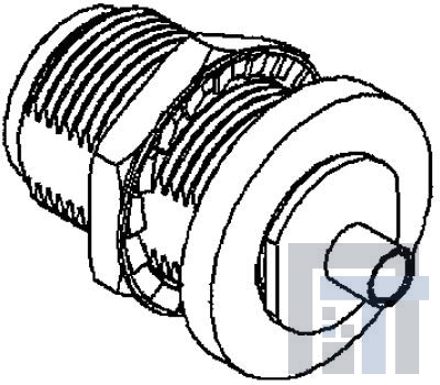 R161336000 РЧ соединители / Коаксиальные соединители N(F) ST BKD JK SO .141, 50P