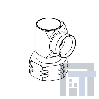 R183165007 РЧ соединители / Коаксиальные соединители RtAngPlugSoldtypCbl SuperflexCorrugated