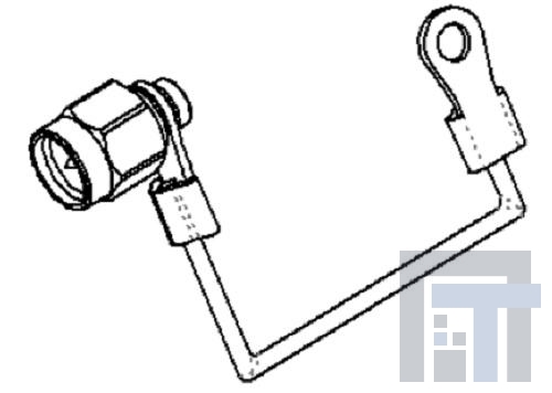 R404N01121 РЧ-клеммы TERM SMA M 18 GHZ 2W w/Cord