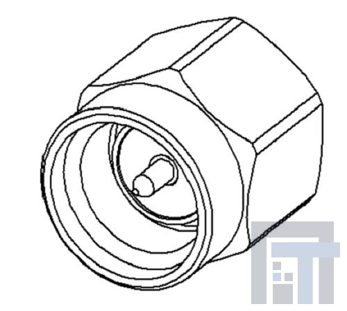 R404N07000 РЧ-клеммы TERM SMA Male 26.5 GHz 1W