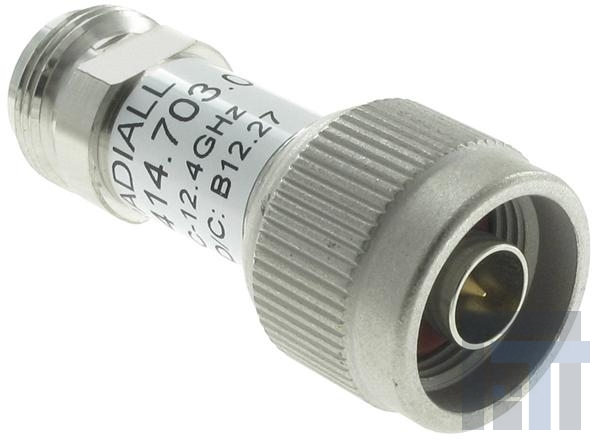 R414703000 Аттенюаторы - межкомпонентные соединения N 3dB ATTENUATOR DC-12.4GHz