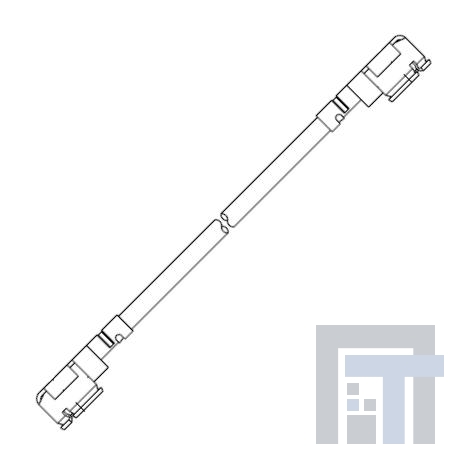 U-FL-2LP-04N2-A-(200) Соединения РЧ-кабелей U.FL TO U.FL M ASBLY 200MM .081DIA BLACK