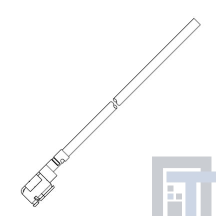 U-FL-LP(V)-04N1-A-(110) Соединения РЧ-кабелей U.FL M TO OPEN ASBLY 110MM .081DIA WHITE