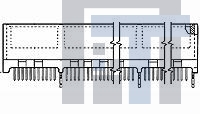 1-145168-2 Разъемы PCI Express/PCI AMP .050C/L PCI 92 D