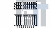 1-166774-0 Стандартные краевые разъемы 10P RANDSTECKER DB