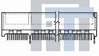 145167-1 Разъемы PCI Express/PCI AMP .050C/L PCI 60 DUAL POS