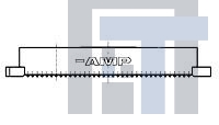 1473151-1 Стандартные краевые разъемы 35 DUAL POS CARD EDGE