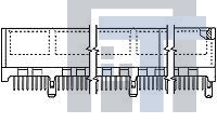 1834001-1 Разъемы PCI Express/PCI Connector Assy PCI Extended18