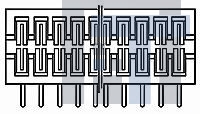 215391-6 Стандартные краевые разъемы 6P RAND STECKER DB