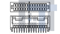 3-100318-2 Стандартные краевые разъемы DUAL LOADED