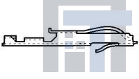 5-583857-5 Стандартные краевые разъемы TWIN LEAF DUMMY CONTACT-SN