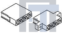 530521-6 Стандартные краевые разъемы HIGH CURRENT HSG 8P 8 POS HSG W/MNT EARS