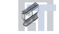 533310-1 Стандартные краевые разъемы HSG-RECP ECONOMATE 2