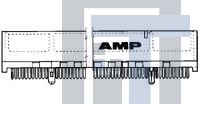 5650091-2 Стандартные краевые разъемы CONNECTOR ASSEMBLY DUAL POSITIONS .050