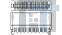 5650719-1 Стандартные краевые разъемы DUAL POSITIONS 050 25 DUAL POS END KEY