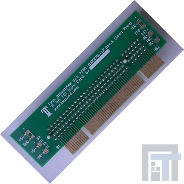 7586-RAEXTM-LF Разъемы PCI Express/PCI RA 32BIT PCI EXTNDR