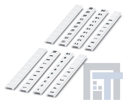 0808736 Комплектующие для клеммных колодок ZBF 6/WH-100: UNPRINTED