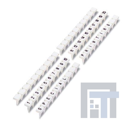 0824271 Комплектующие для клеммных колодок BN-ZB 5,2/WH CUS 1 strip is 1 piece