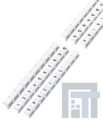 0824278 Комплектующие для клеммных колодок BN-ZB 7,5/WH CUS 1 strip is 1 piece