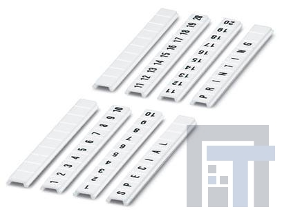0825025 Комплектующие для клеммных колодок ZBF 5 CUS 1 strip is 1 piece
