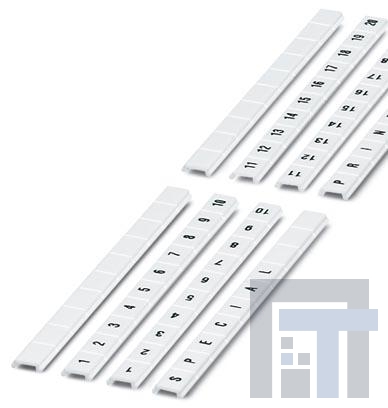 0825030 Комплектующие для клеммных колодок ZBF 8 CUS 1 strip is 1 piece