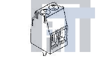 1-1546227-2 Фиксированные клеммные колодки 12P VERT WIRE RCP 3.5MM 300V 12.0A BLU