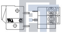 1-1776261-1 Фиксированные клеммные колодки Bd Mt Screwless 5.0mm Side W