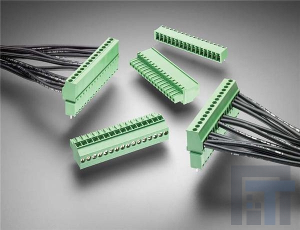 1-1986370-0 Съемные клеммные колодки StrPlug 3.5mm Green RH 10