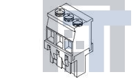 1-284051-0 Съемные клеммные колодки TERMI-BLOK VERTICAL PLUG STACK