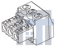 1-284507-0 Съемные клеммные колодки 10 P. TERM-BLOK PLUG