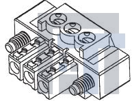 1-284510-2 Съемные клеммные колодки 12P TERMI-BLOK PLUG CON VITI