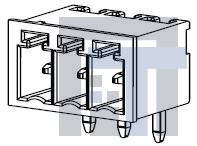 1-284512-0 Съемные клеммные колодки HEADER 10P R/A 3.5mm