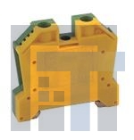 10134283-001LF Клеммные колодки для DIN-рейки EARTH SCREW TERMINAL BLO-CK E25