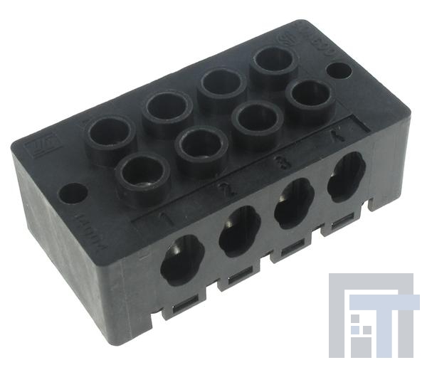 14004-4 Клеммные колодки с изолирующими перегородками 4P 600V 90A Barrier Terminal Block