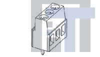 1776491-8 Фиксированные клеммные колодки STR SIDE WIRE ENTRY 5.0MM HT BLUE