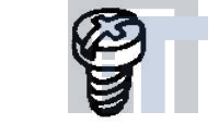 2-1437402-4 Комплектующие для клеммных колодок L01=6-32 STEEL BH SCREW