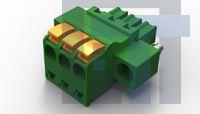 2-1986726-1 Съемные клеммные колодки 3.81MM L/HAND 21 POS STR SPRNG PLG W/FLNG