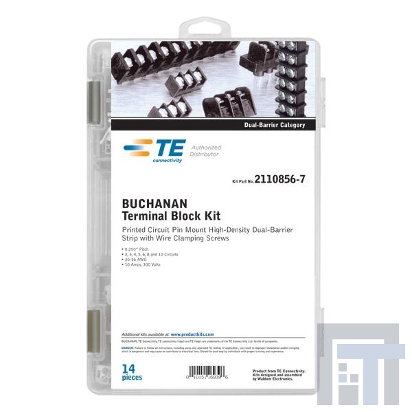 2110856-7 Клеммные колодки с изолирующими перегородками Cable Wire Splice 6 PC Kit